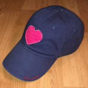 Life Is Good Accessories - NWOT Life is Good heart appliqué hat Life Is Good Accessories - NWOT Life is Good heart appliqué hat